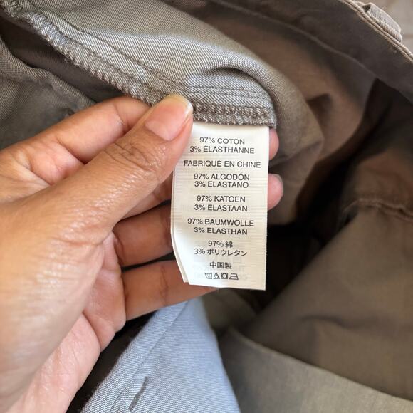 Vuori Collins Chino Mens Twill Pants Size 34 Cocoa Stretch Travel Office NWT - Picture 4 of 12